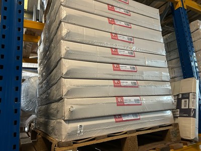 Lot 8 - PALLET OF 9 QUINN STANDARD PANEL RADIATORS T22...