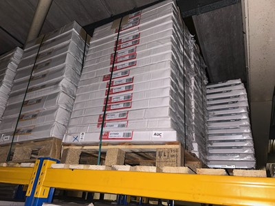 Lot 45 - PALLET OF 34 QUINN STANDARD PANEL RADIATORS...