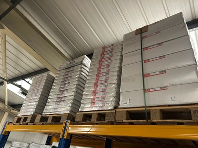 Lot 77 - PALLET OF 17 QUINN STANDARD PANEL RADIATORS...